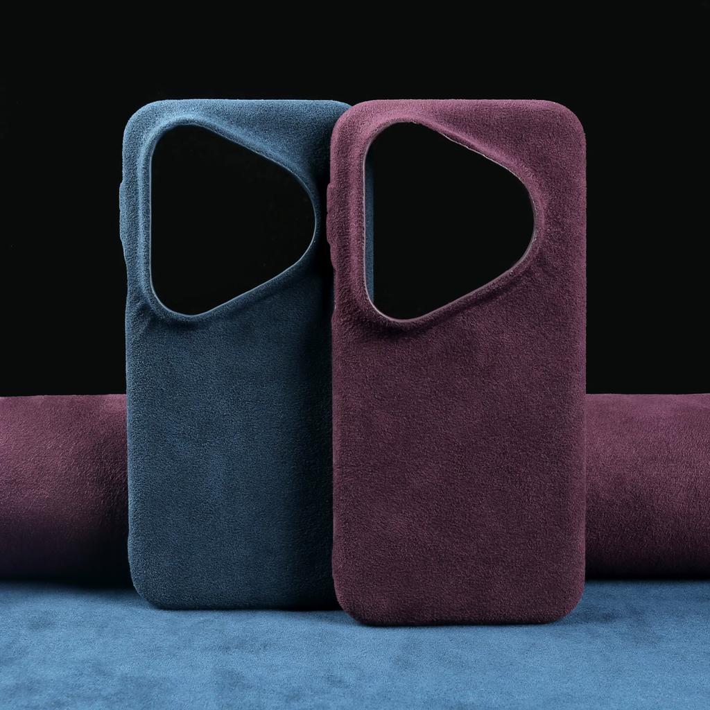 Alcantara Case for Huawei Pura 80 Ultra Pura 70 Pro Premium Business Slim Anti Drop Full Coverage Protective Cover
