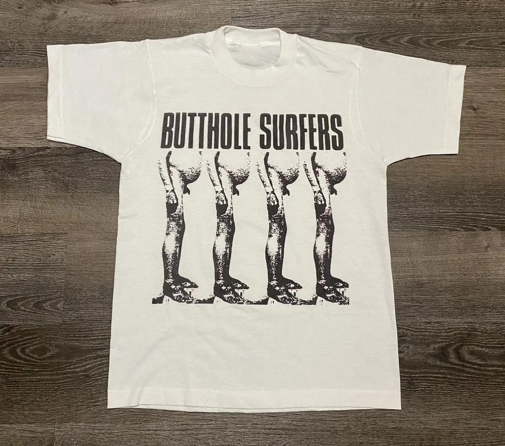 Vtg Butthole Surfers Band Heavy Cotton White All Size T Shirt For Men AG132 Unisex T-Shirt