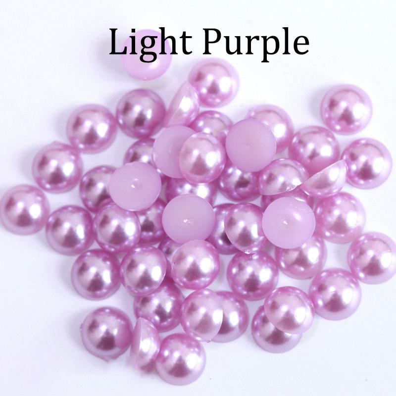 2, 3, 4, 5, 6, 8, 10, 12, 14 мм, круглые полубусины с искусственным жемчугом для изготовления ювелирных изделий, женские аксессуары для дизайна ногтей, сделай сам