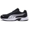 Puma Axis Vintage Сетчатые, Текстильные, Синтетическая Кожа Низкие Беговые Кроссовки Унисекс Черный Серебристый 368465-03