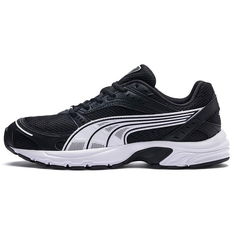 Puma Axis Vintage Сетчатые, Текстильные, Синтетическая Кожа Низкие Беговые Кроссовки Унисекс Черный Серебристый 368465-03