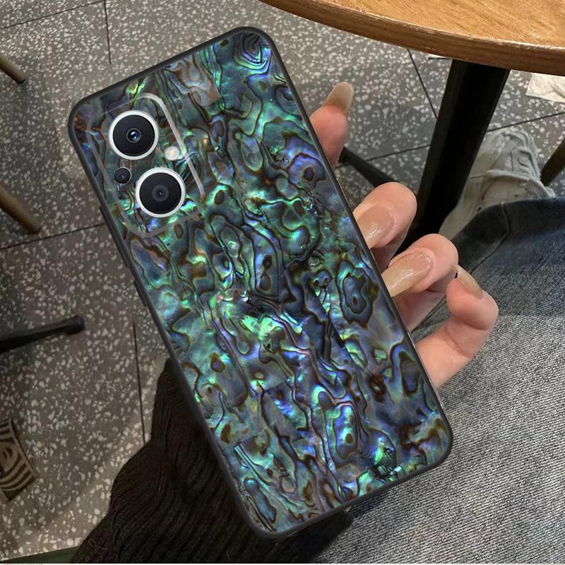 Чехол для OPPO Reno 14F 13F 12F 11F 10 11 12 13 14 Pro 7 8 Lite 8T OPPO Find X5 X6 X8 X9 Pro с раковиной абалона