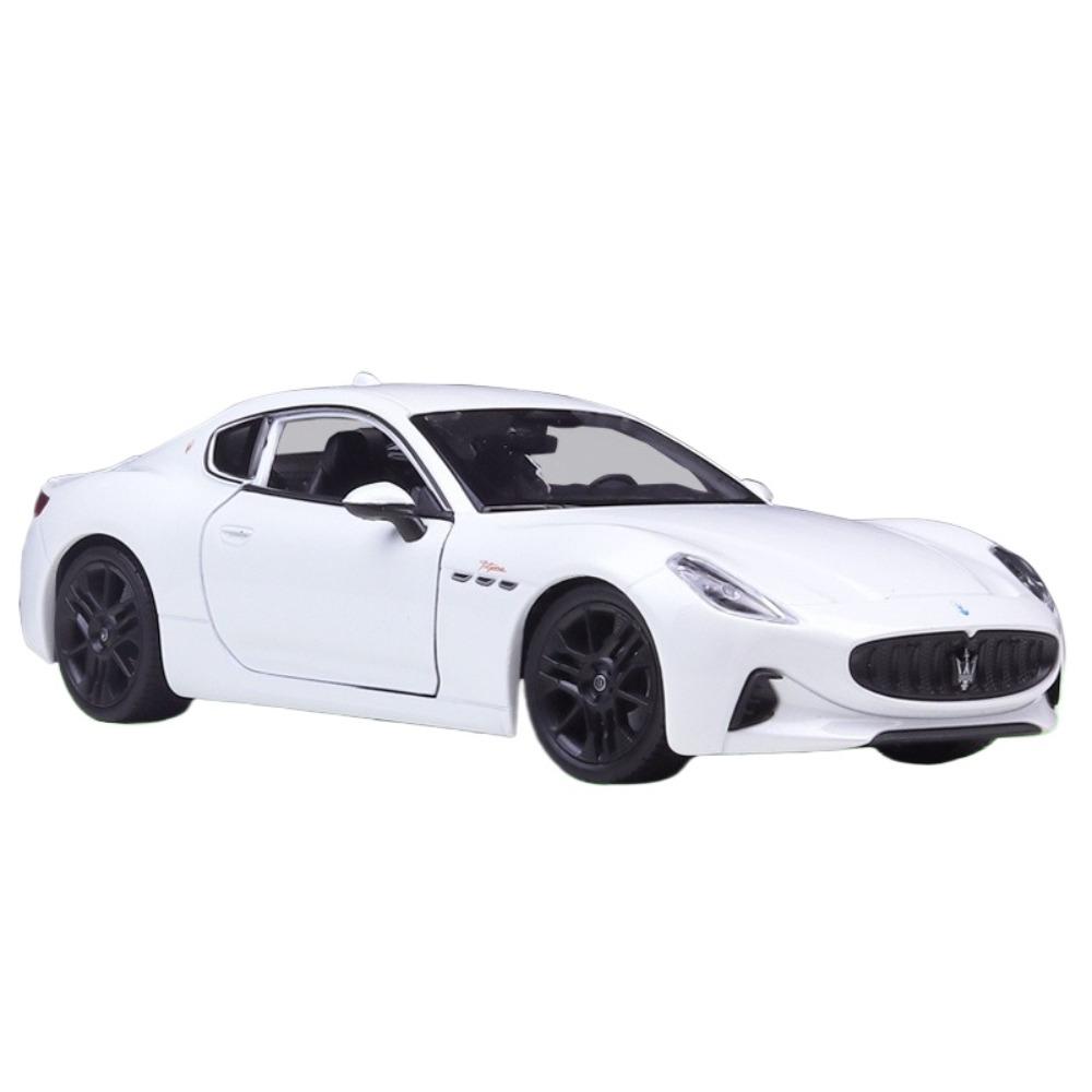 Welly 1/24 2023 Maserati Granturismo Folgore Coupe Alloy Sports Car Model Diecasts Metal Racing Vehicles Car Model Kids Toy Gift