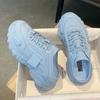 Slippers Women New Casual Platform Lazy Shoes Female Outer Wear Fashion Trend Chunky Sneakers Solid Color Lace -Up Ladies Shoes