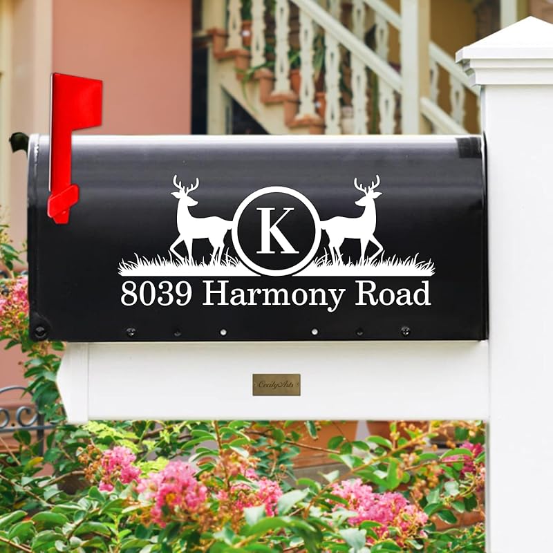 Индивидуальный номер почтового ящика, светоотражающие современные номера почтовых ящиков для улицы, виниловая наклейка с адресом улицы, самоклеящиеся номера, индивидуальный выбор цветов