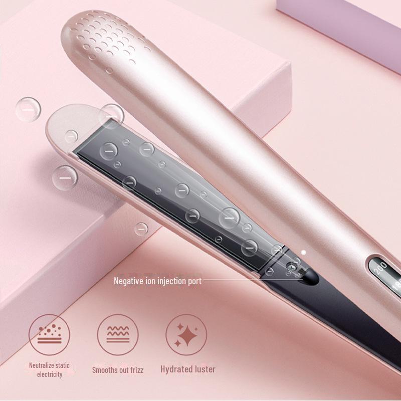 Электрический выпрямитель и щипцы для завивки волос двойного назначения для женщин
