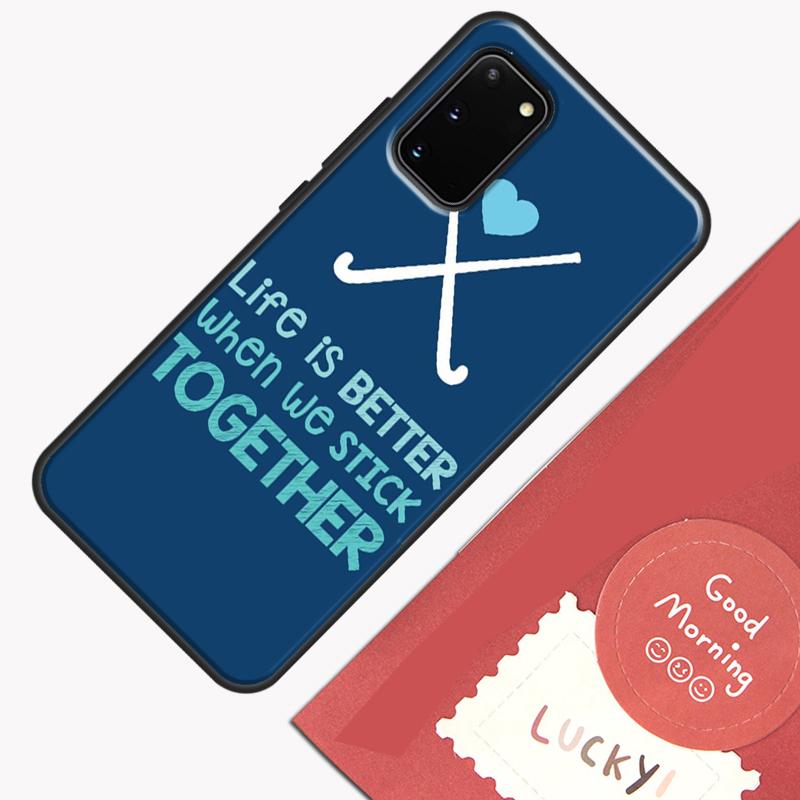 Hockey Sport Phone Case For Samsung Galaxy S24 S26 Ultra S20 S21 S22 S23 S25 Plus S10 S25 FE Cover Shell