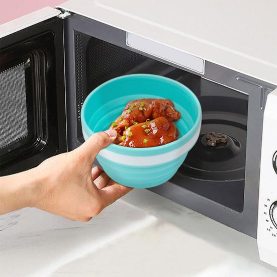 Silicone Collapsible Travel Cup Set 550/350/200/100/950ML Folding Camping Cup Bowl Expandable Drinking Cup