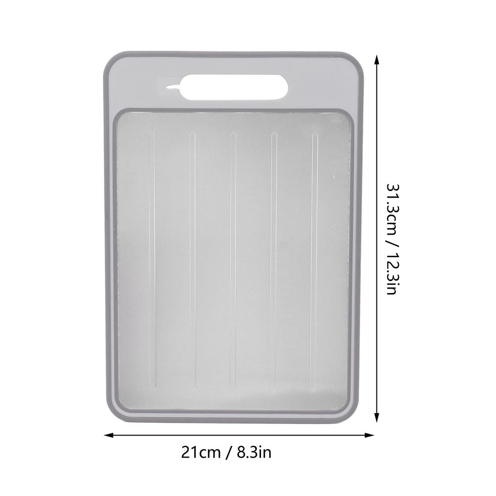 Двусторонняя разделочная доска Двусторонняя разделочная доска Быстроразмораживаемая и шлифовальная пластина с точилкой для ножей для кухни