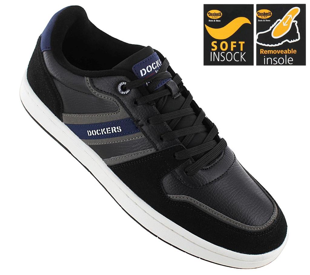 Dockers By Gerli 53BY002 - Мужские кроссовки черные 642100 ОРИГИНАЛ