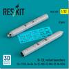 Reskit 122mm Rocket Pod 2pcs Plastic Model Parts 1/32 B-13L RSK32-0529 (Airplane)