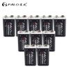 PALO 10 шт., 600 мАч, аккумуляторная батарея, 9 В, для модели радиоуправляемого вертолета, микрофон для радиоуправляемого вертолета, часть 6F22, литий-ионная батарея