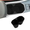 FDAIUN Car Center Console Cup Holder Silicone Compatible with Toyota Daihatsu Rocky Subaru Rex Cup Interior Customization Easy Black Coaster, Pad,