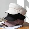 Spring and Summer Beret Fashion Versatile Autumn and Winter Octagonal Cap Outdoor Leisure Shade Student Navy Hat