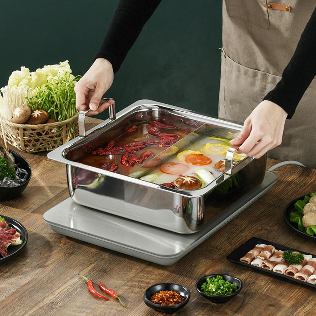 Домашняя кастрюля Shabu сгущенная кухонная утварь для походов, отдыха на природе