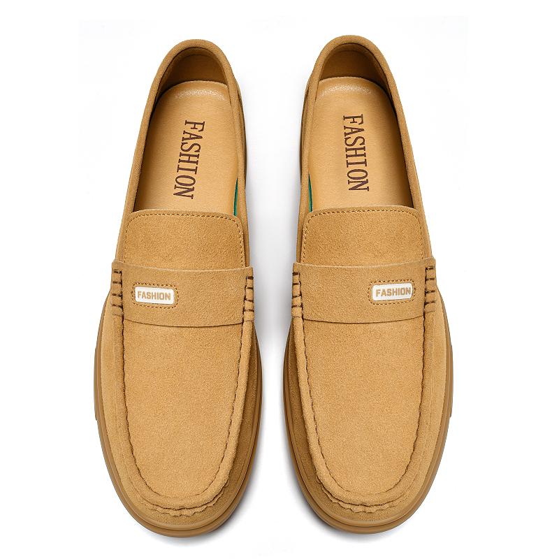 Большие размеры 48 49 50 Мужская мода Замшевые кожаные мокасины-слипоны Мокасины для вождения Мягкая подошва Повседневные туфли-лоферы дропшиппинг