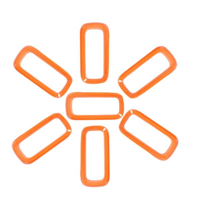 Наклейки для автомобильной решетки ABS, декоративные наклейки для Jeep Renegade 2016, внешние аксессуары для автомобиля