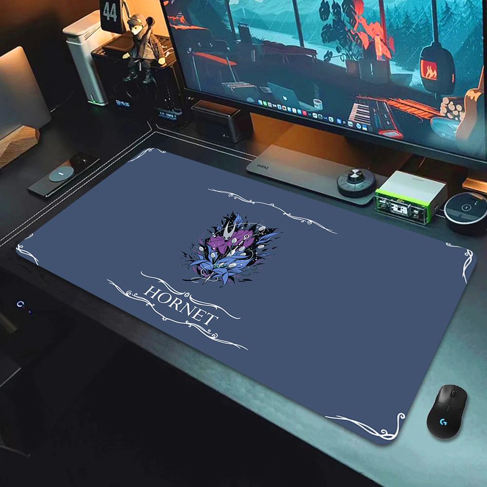 90x40см Игровой HD Коврик для Мыши Аниме Резиновый Коврик для Мыши Hollow Knight Сшитый Край Ковер для Клавиатуры Большой Офисный Коврик для Стола Компьютерной Компании