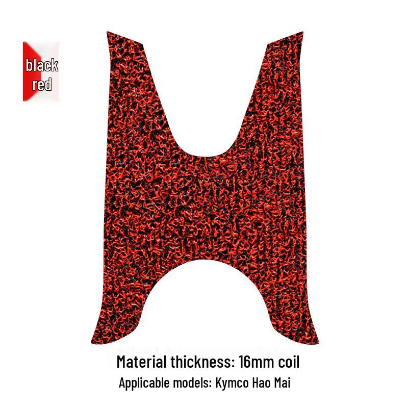 Compatible with Kymco Hao Mai GY6-125 Footrest Pad and Special Coil Mat for Electric Vehicle.