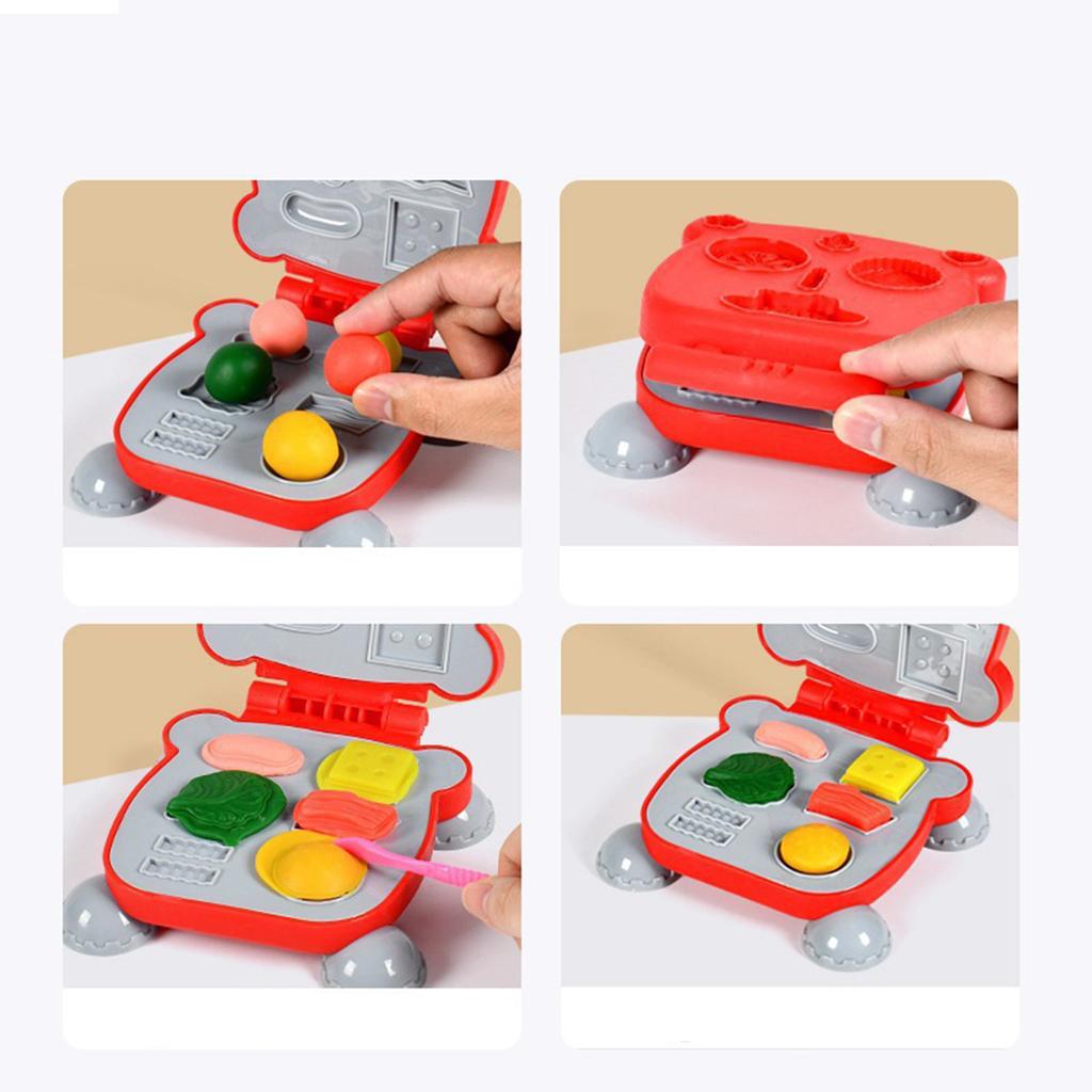 Cross-border children's clay ice cream clay noodle machine toy diy plasticine mold set kindergarten girls