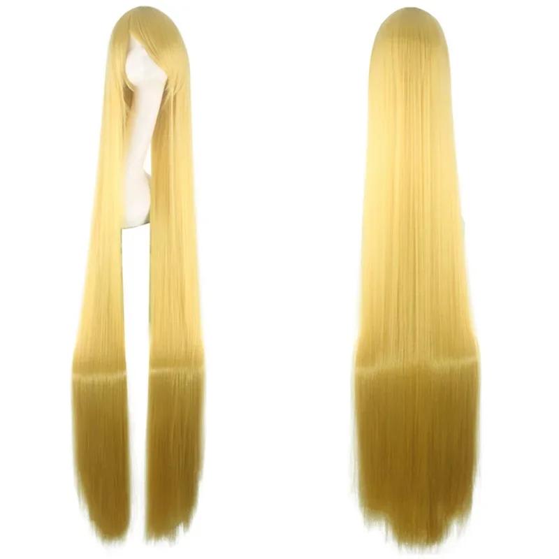 Long Straight Synthetic Wig Women Universal Cartoon Cosplay Wig Anime Costume Party Heat Resistant Hair Wigs