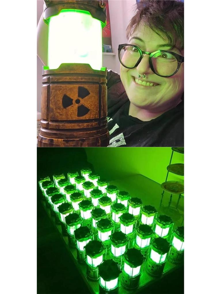 Rechargeable Mini Nuclear Reactor Lantern - Night Light Ornament for Home & Bedroom