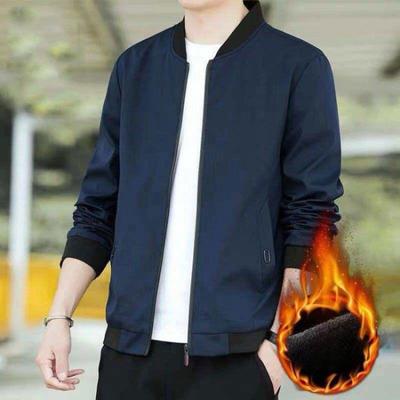 Мужская повседневная куртка, куртка, мужской спортивный бейсбольный костюм среднего возраста большого размера, флисовая одежда