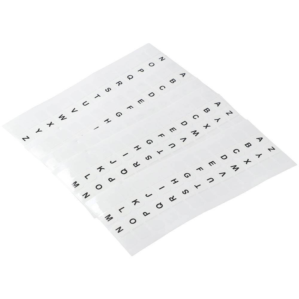 A-Z Sticky Tabs White Book Tabs 8 sheet Index Tabs Notebooks