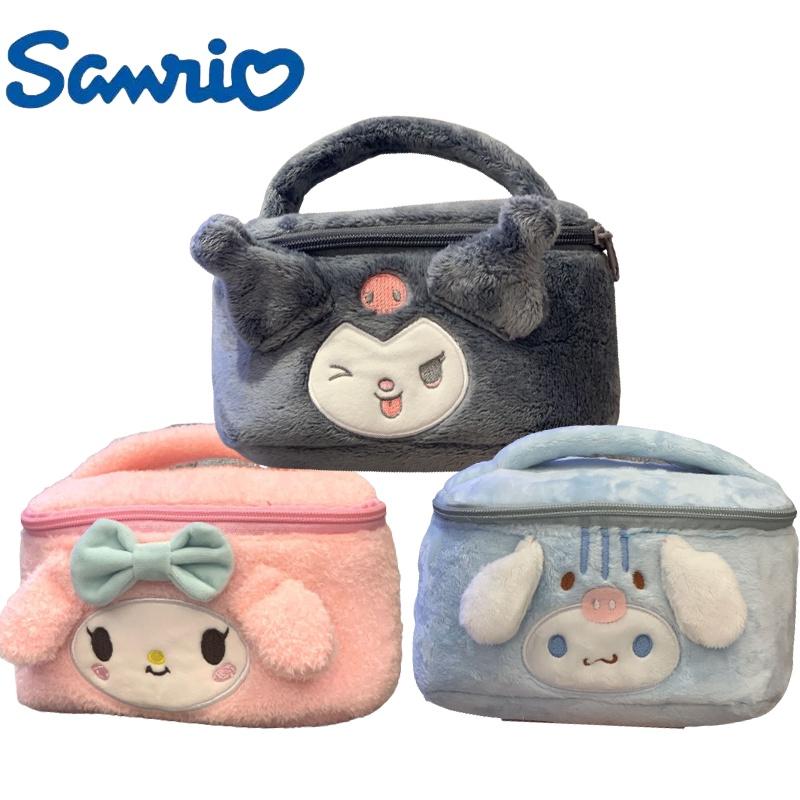 Sanrio Melody Kuromi Плюшевая сумка для ланча большой вместимости