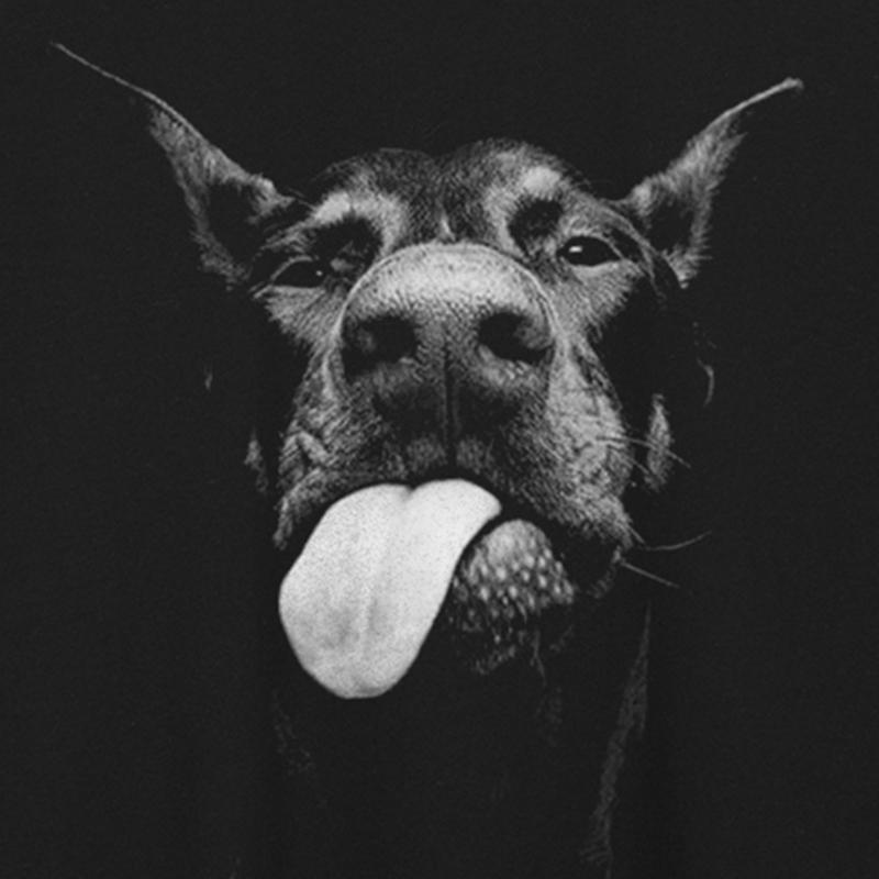 Уличная футболка с рисунком Добермана, хлопковые топы унисекс, летние футболки с короткими рукавами