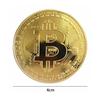 Позолоченная коллекционная монета Bitcoin, физический BTC Casascius Metal памятный художественный подарок, антикварная имитация криптовалюты Bit