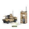 Армия США Hummer сторожевой пост SWAT Guns Военное оружие Минифигурки Блоки Кирпичи Классические модели Строительные наборы Детские развивающие игрушки