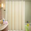 PEVA Waterproof Shower Curtain Mildew Bathroom Solid Curtain Wave Window Tulle Home Luxury with Hooks  Heavy S Fold Wavy Shower