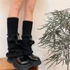 Модные гетры-рукава из нейлона, теплые чехлы на ноги с милыми бантами, подходят для всех возрастов