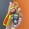 KalaCase Tom and Jerry Keychain, Creative Anime Keychain, Smart Car Keychain, Couple's Schoolbag Decoration, Style 1