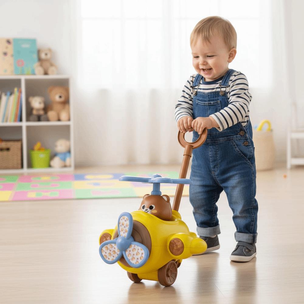 New Interactive Baby Walker Bell Toddler Walking Toys Toy Toddler Stroller Girls