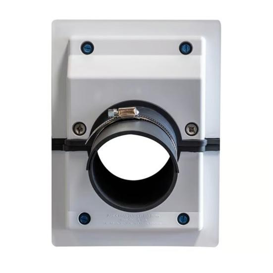 Комплект разъемной настенной гильзы для магистрали кондиционера Легкая установка Защита для прохода через стену для систем кондиционирования воздуха для помещений и улицы Покрытие для магистрали ОВКВ