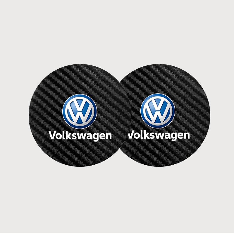 Для Volkswagen 2 шт. Автомобильная подставка под стакан/бутылку Нескользящая подкладка Ключ Для Volkswagen VW ID3 Tiguan T-Cross GTI Phaeton Golf Teramont Amarok T5 Passat