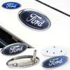 Car Sticker Ford 14.5X6cm Emblem for Ford Mondeo Explorer Focus 2 3 Fusion Transit F150 Fiesta Car Logo Front Grille Trunk Badge