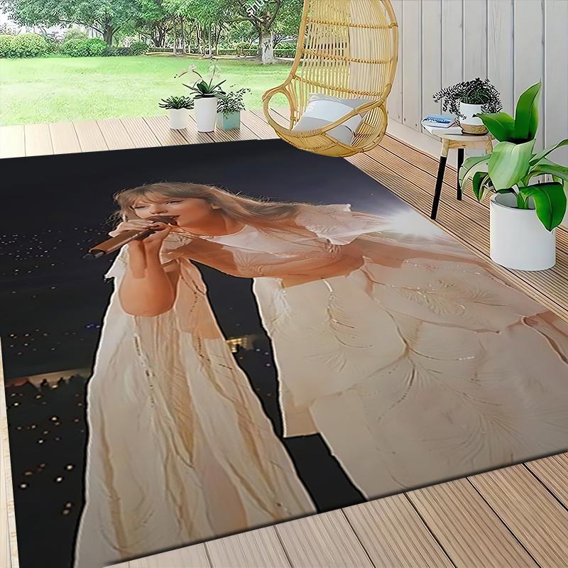 Stage Performance Illumination Carpet Rug Soft Washable Antislip Home Living Room Sofa Mats Personalized Christmas Rug