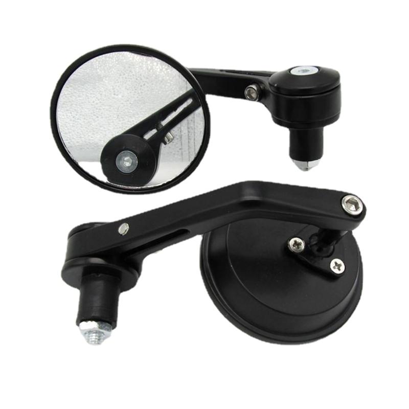 Профессиональные мотоциклетные зеркала с круглым стержнем, боковое зеркало заднего вида для мотоцикла, руль 7/8 дюйма, быстрая установка