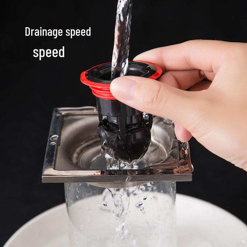 Силиконовый сливной сердечник для пола: Защита от запаха и насекомых, защита от засоров, защита от обратного потока, канализационный фильтр для ванной комнаты.