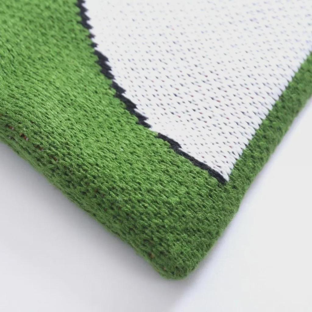 Женская вязаная сумка-тоут с рисунком из мультфильма - мода на осень/зиму, вместительная шерстяная сумка с рисунком утки