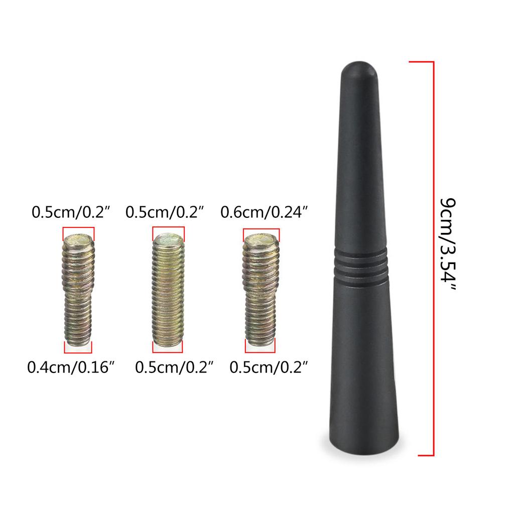 9 см автомобильная антенна на крыше стерео радио FM/AM сигнал антенна универсальная усиленная антенна с винтами аксессуары для ремонта авто