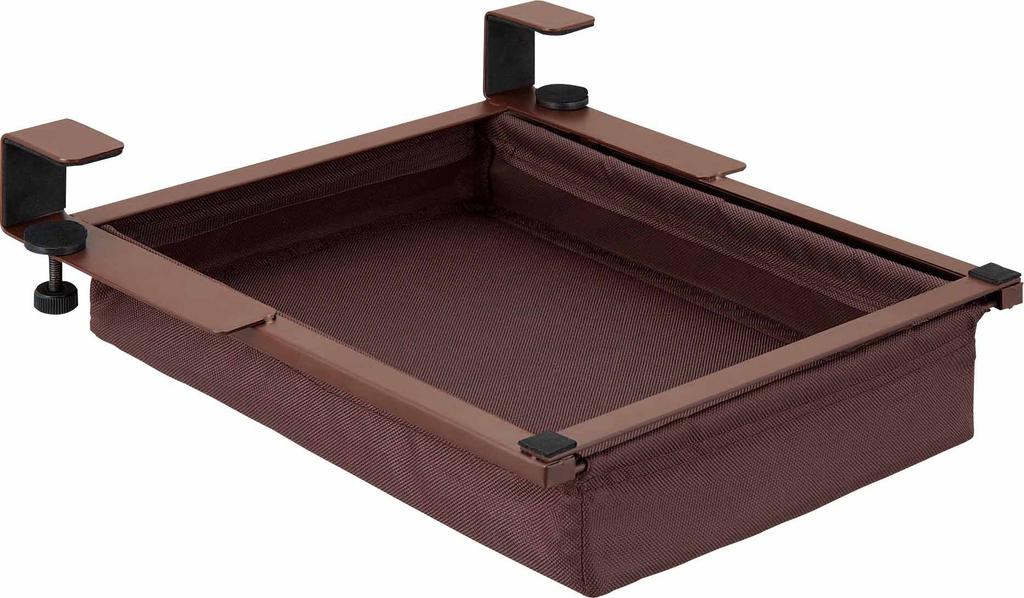 Cogit Storage for Your Living Room Convenient for Storing Cutlery and Small Brown Under-the-table Slide-out Child's Study, Items.