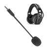 3.5mm Detachable Gaming Microphone Boom for Plantronics Rig 400 Headsets Clearly Voice Pickup Mic Boom Foam Filter