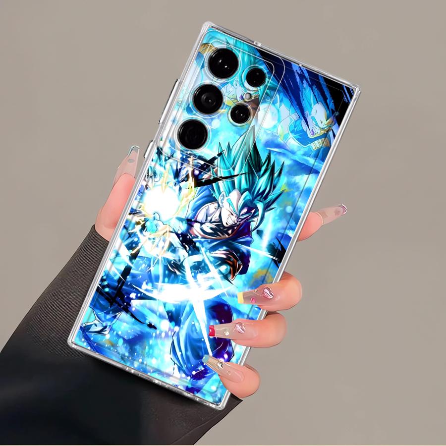 Goku Dashing Case for Samsung Galaxy S26 S21 Note 20 Ultra 10 S24 S23 Ultra S22 FE S25 Edge S20 Plus Phone Cover