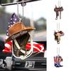 Western Denim Car Decoration Pendant Compact Safe Car Pendant Ideal for Home Decor And Gifts Horse Lovers