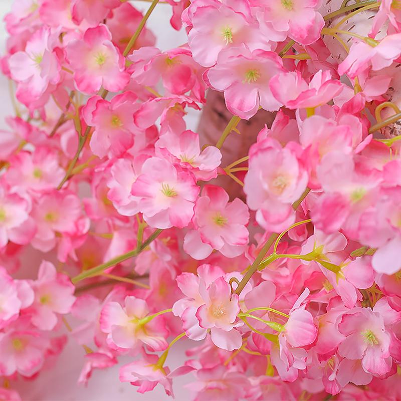 180 СМ Искусственные Цветы Сакуры Лоза Свадебный Сад Розовая Арка Украшения Домашней Вечеринки Рождество Свадебные Поддельные Шелковые Растения для Альбома