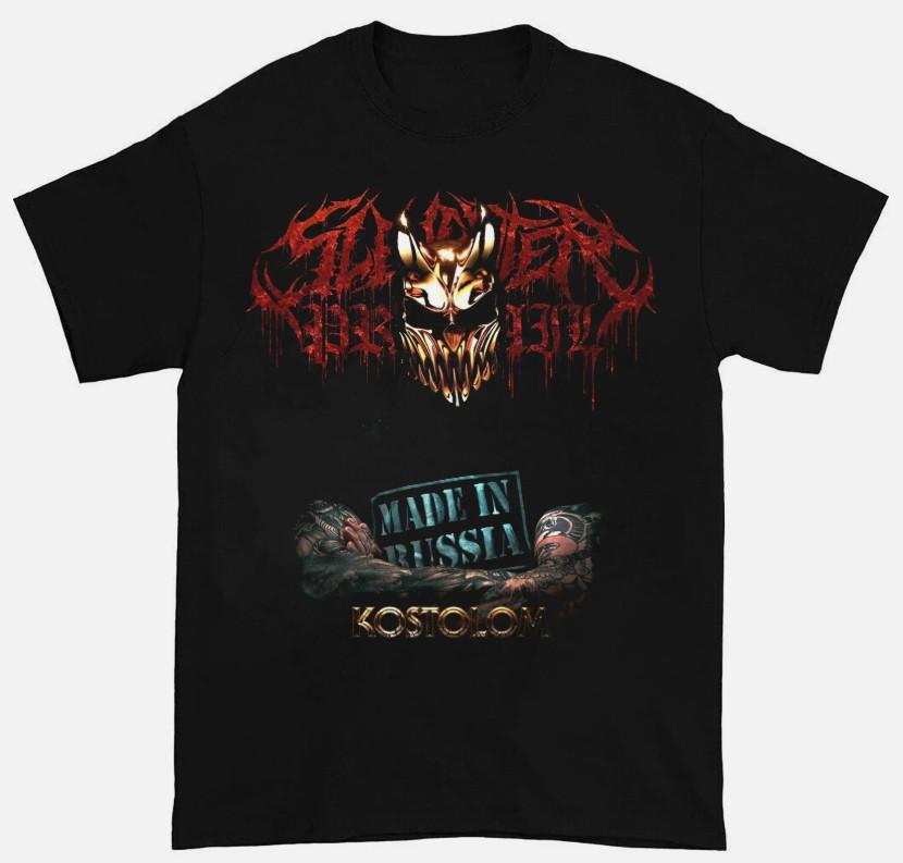Women's Plus Size Cotton T-shirt Summer Casual Graphic Tee Short Sleeve Rare Slaughter to Prevail Album Band Collection S to 5XL T-shirt